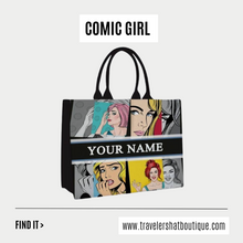 Load image into Gallery viewer, Custom Stripe Canvas Tote Bag