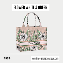 Load image into Gallery viewer, Custom Stripe Canvas Tote Bag