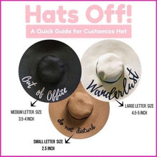 Load image into Gallery viewer, Floppy Sun Hat - CUSTOMIZE ME - Travellers Hat Boutique