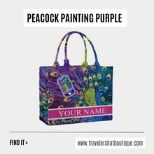 Load image into Gallery viewer, Custom Stripe Canvas Tote Bag