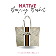 Load image into Gallery viewer, Native Bayong Basket - Travellers Hat Boutique