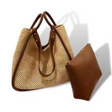 Lade das Bild in den Galerie-Viewer, Crochet Tote Bag with Inner Pouch - Travellers Hat Boutique