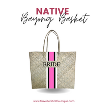Load image into Gallery viewer, Native Bayong Basket - Travellers Hat Boutique