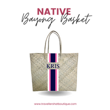 Load image into Gallery viewer, Native Bayong Basket - Travellers Hat Boutique