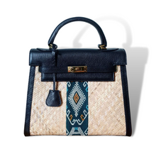 Load image into Gallery viewer, Wicker Rattan Bag with Abel Combination - Travellers Hat Boutique