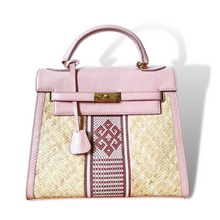 Load image into Gallery viewer, Wicker Rattan Bag with Abel Combination - Travellers Hat Boutique