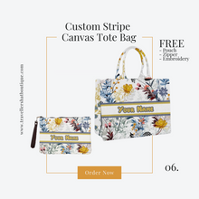 Load image into Gallery viewer, Custom Stripe + Pouch Set - Travellers Hat Boutique