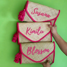 Load image into Gallery viewer, Woven Clutch Bag - Travellers Hat Boutique