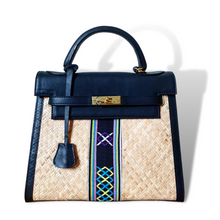 Load image into Gallery viewer, Wicker Rattan Bag with Abel Combination - Travellers Hat Boutique