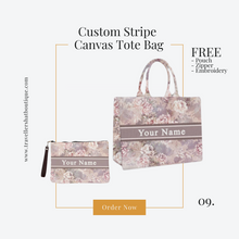 Load image into Gallery viewer, Custom Stripe + Pouch Set - Travellers Hat Boutique