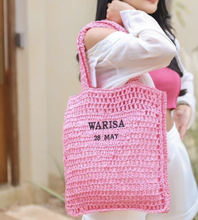 Cargar imagen en el visor de la galería, Raffia Tote Bag