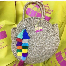Load image into Gallery viewer, Handle Native Round Bag - Travellers Hat Boutique