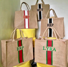 Afbeelding in Gallery-weergave laden, Monogram tote bag