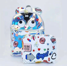 Load image into Gallery viewer, PVC Holographic Bagpack - Travellers Hat Boutique
