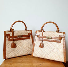 Load image into Gallery viewer, Wicker Rattan Bag - Travellers Hat Boutique