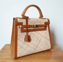 Load image into Gallery viewer, Wicker Rattan Bag - Travellers Hat Boutique