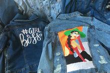 Load image into Gallery viewer, Personalized Denim Jacket - Travellers Hat Boutique