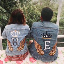 Load image into Gallery viewer, Personalized Denim Jacket - Travellers Hat Boutique