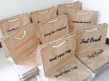 Load image into Gallery viewer, Jute Tote Bag - WHOLESALE - Travellers Hat Boutique