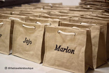 Load image into Gallery viewer, Jute Tote Bag - WHOLESALE - Travellers Hat Boutique