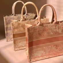 Load image into Gallery viewer, canvas book tote