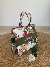 Load image into Gallery viewer, PREMIUM QUALITY - EMBROIDERED Custom Stripe Canvas Tote Bag - Travellers Hat Boutique