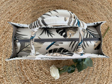 Load image into Gallery viewer, PREMIUM QUALITY - EMBROIDERED Custom Stripe Canvas Tote Bag - Travellers Hat Boutique