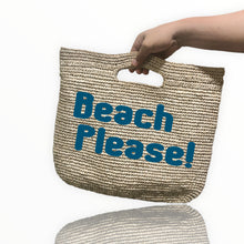 Load image into Gallery viewer, Handmade Crochet Raffia Tote - Travellers Hat Boutique