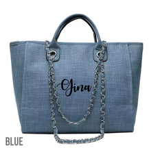 Load image into Gallery viewer, Embroidered Chain Bag - Travellers Hat Boutique
