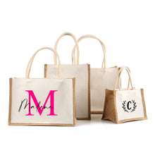 Afbeelding in Gallery-weergave laden, Personalized Jute Bags