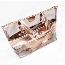 Load image into Gallery viewer, PVC Beach Tote Set - Travellers Hat Boutique