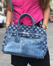 Load image into Gallery viewer, 35CM Birkin Ripped Jeans Bag
