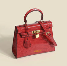 Load image into Gallery viewer, Phoebe Crocodile Leather Bag
