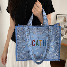 Load image into Gallery viewer, Personalized Quilted Bandana Shoulder Bag
