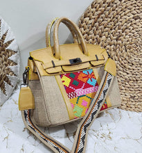 Load image into Gallery viewer, Jute Birkin Leather with Inabel
