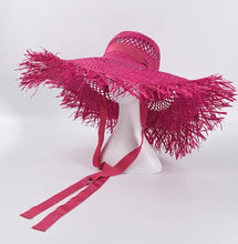 Load image into Gallery viewer, Sea Breeze Raffia Hat
