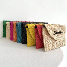 Load image into Gallery viewer, Summer Straw Woven Clutch
