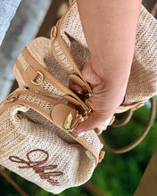 Load image into Gallery viewer, Mini Retro Raffia Tote
