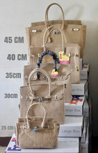 Carica l&#39;immagine nel visualizzatore di Gallery, Burlap Birkin Bag - Wholesale 60pcs
