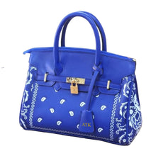 Load image into Gallery viewer, Paisley Satchel Bag
