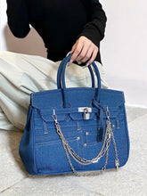 Cargar imagen en el visor de la galería, Canvas Denim Birkin
