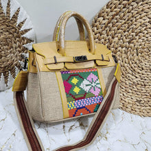 Load image into Gallery viewer, Jute Birkin Leather with Inabel
