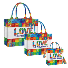 Load image into Gallery viewer, Custom Stripe Canvas Tote Bag
