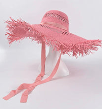 Load image into Gallery viewer, Sea Breeze Raffia Hat
