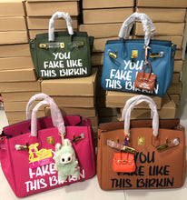 Lade das Bild in den Galerie-Viewer, You Fake Like This Birkin - Tasche mit individuell bedrucktem Motiv
