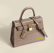 Load image into Gallery viewer, Phoebe Crocodile Leather Bag

