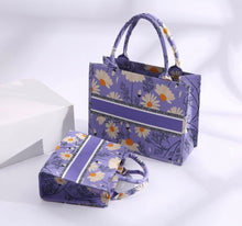 Load image into Gallery viewer, Printed Crossbody Book Tote - Limited Edition
