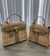 Load image into Gallery viewer, Kelly Rattan Jute Bag
