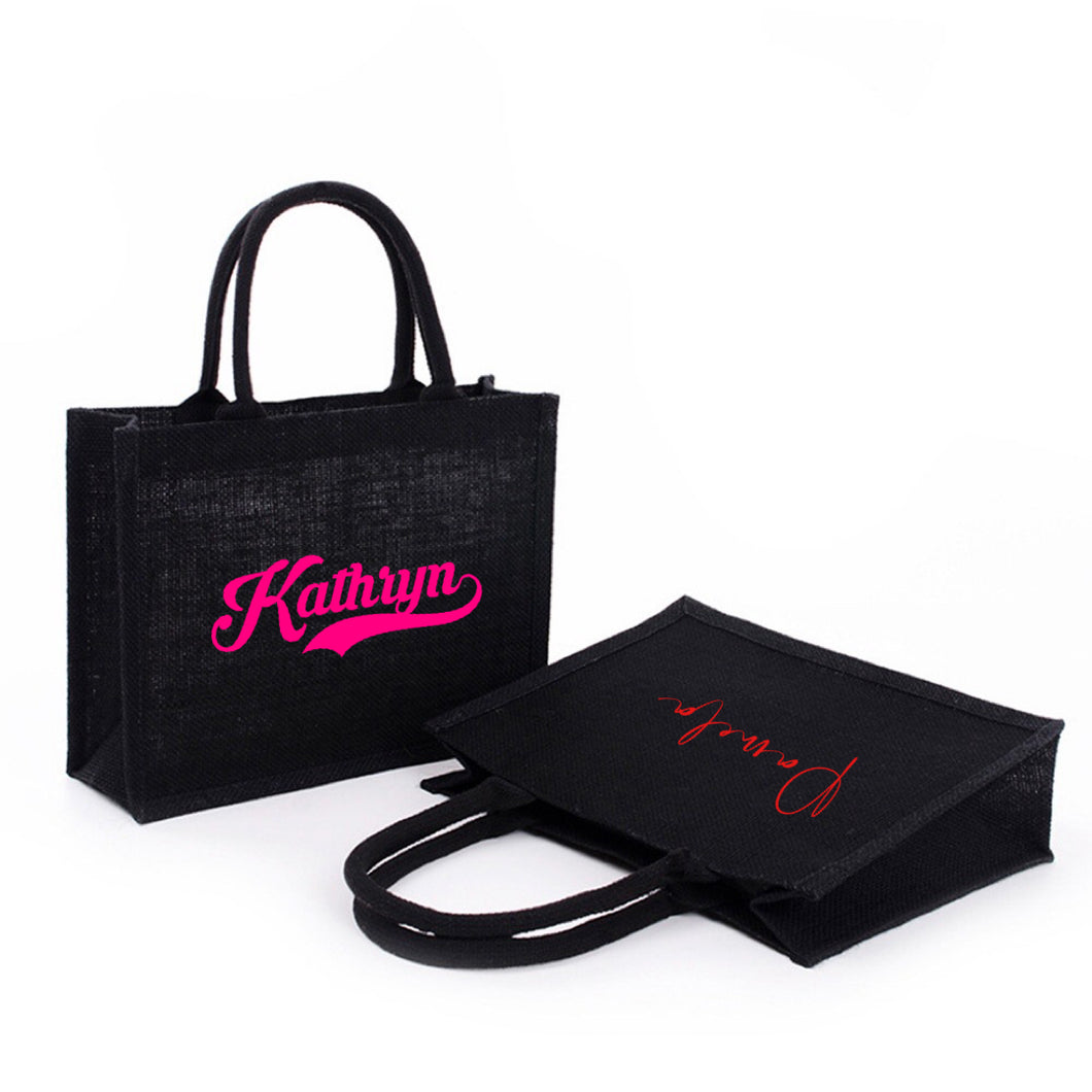 Personalized Jute Bag