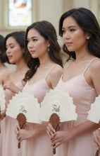 Load image into Gallery viewer, Wedding Wooden Fan
